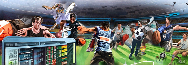 Ilustrasi berbagai cabang olahraga populer yang tersedia untuk taruhan di platform M88 MSports